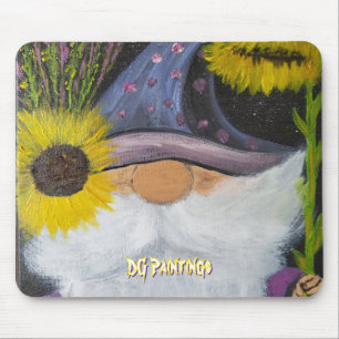 DG Paintings Purple Gnome Mousepad