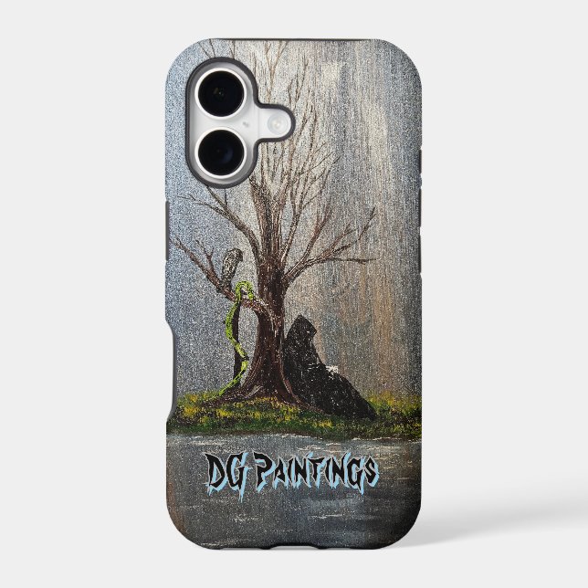 DG Paintings Resting Reaper iPhone Case (Back)