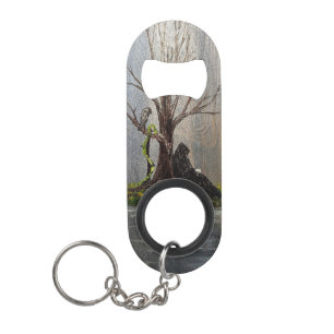 DG Paintings Resting Reaper Keychain Bottle Opener