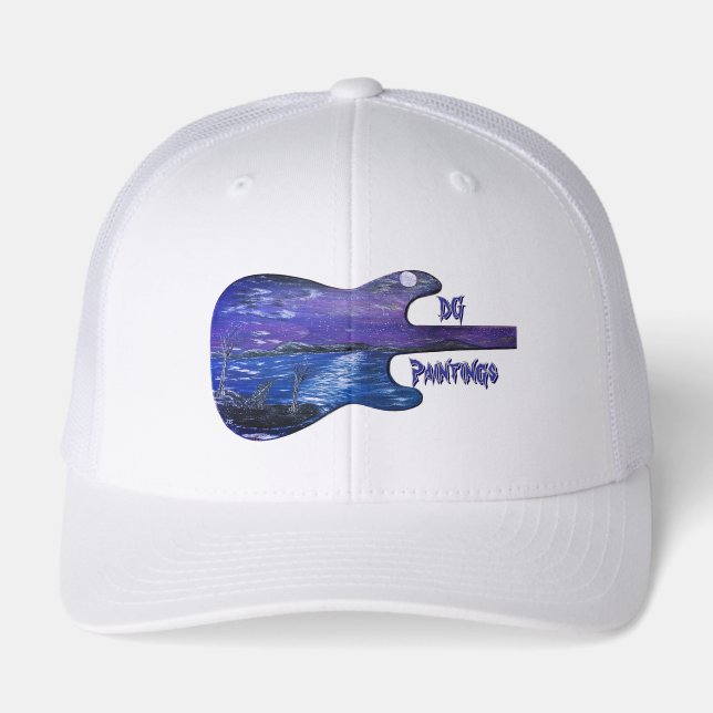 DG Paintings Wolf Moon Valley Hat (Front)