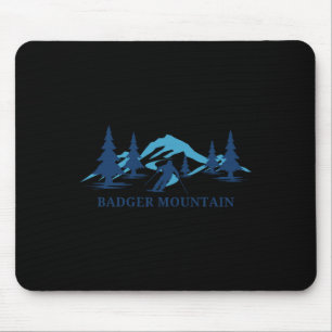 Dger Mountain Washington Ski Resort Skiing Skier Mouse Pad