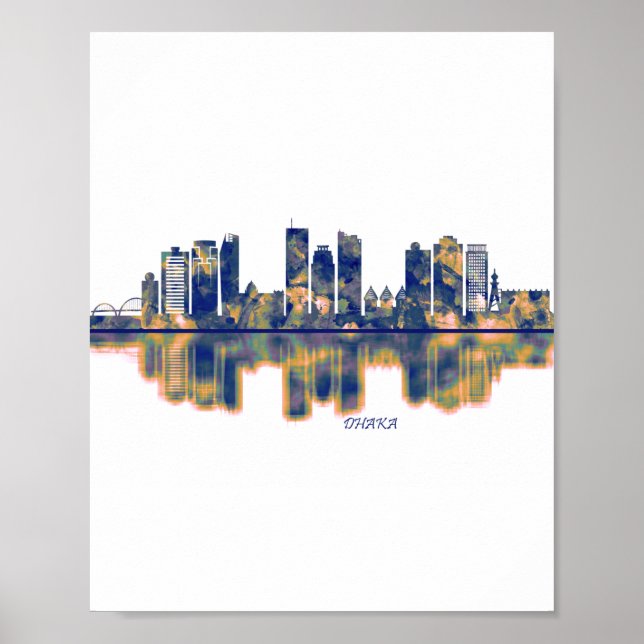 Dhaka Skyline Poster (Front)