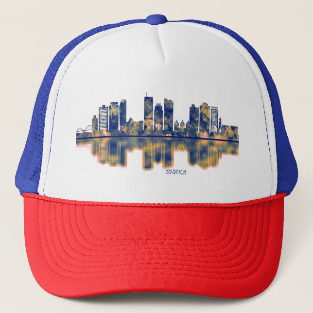 Dhaka Skyline Trucker Hat (Front)