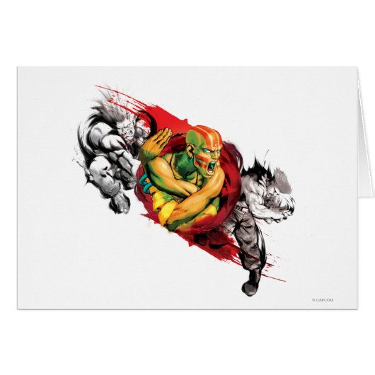 Dhalsim, Blanka & Guile Cards (Front Horizontal)