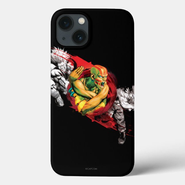 Dhalsim, Blanka & Guile Case-Mate iPhone Case (Back)