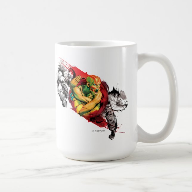Dhalsim, Blanka & Guile Coffee Mug (Right)