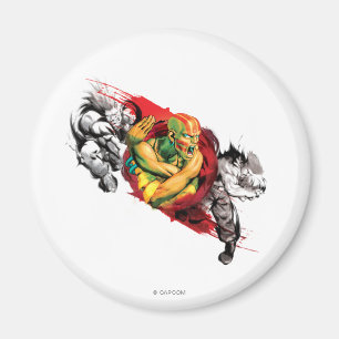 Dhalsim, Blanka & Guile Magnet