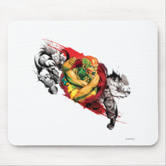 Dhalsim, Blanka & Guile Mouse Pad