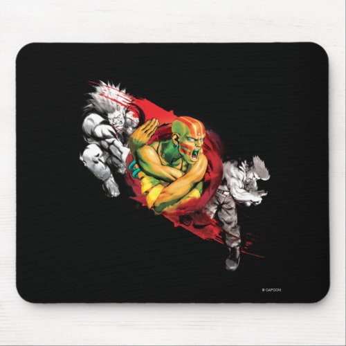 Dhalsim Blanka  Guile Mouse Pad