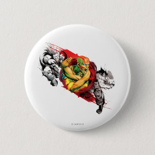 Dhalsim, Blanka & Guile Pinback Button