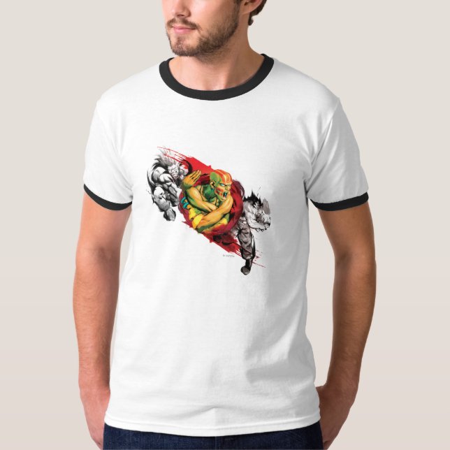 Dhalsim, Blanka & Guile T-Shirt (Front)