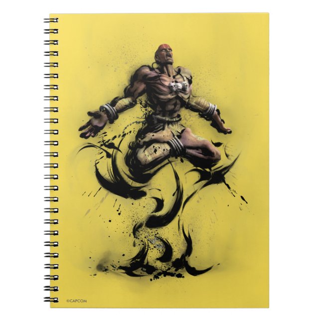 Dhalsim Floating Notebook (Front)