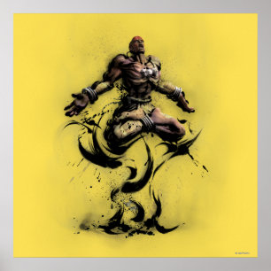 Dhalsim Floating Poster
