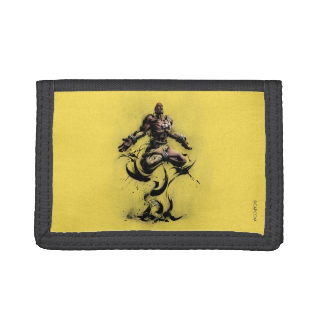 Dhalsim Floating Trifold Wallet (Front)