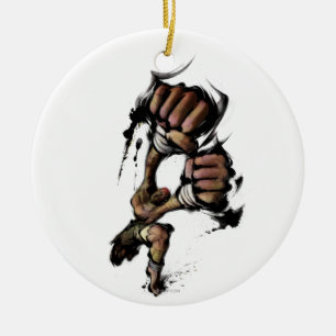 Dhalsim Long Punch Ceramic Ornament