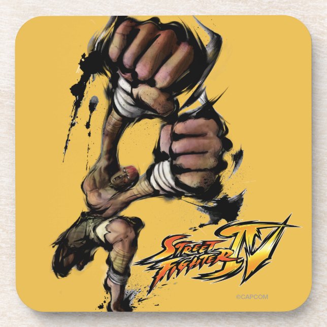 Dhalsim Long Punch Coaster (Front)