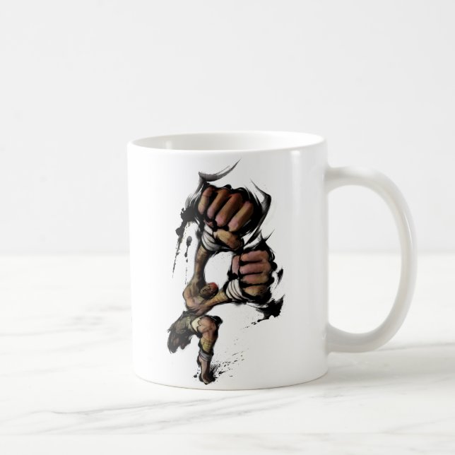 Dhalsim Long Punch Coffee Mug (Right)
