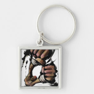 Dhalsim Long Punch Keychain