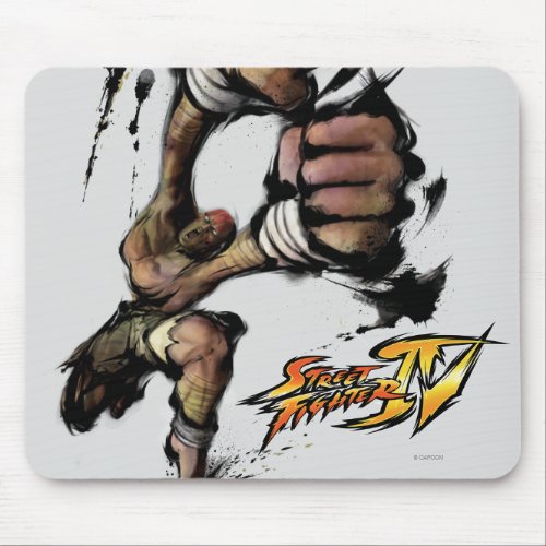 Dhalsim Long Punch Mouse Pad