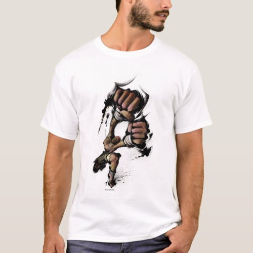 Dhalsim Long Punch T_Shirt