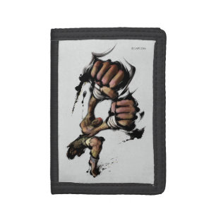 Dhalsim Long Punch Trifold Wallet