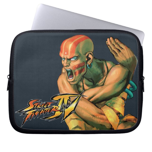 Dhalsim Twisted Laptop Sleeve (Front)