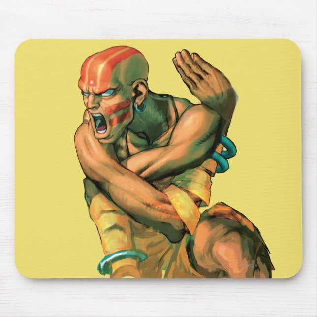 Dhalsim Twisted Mouse Pad (Front)