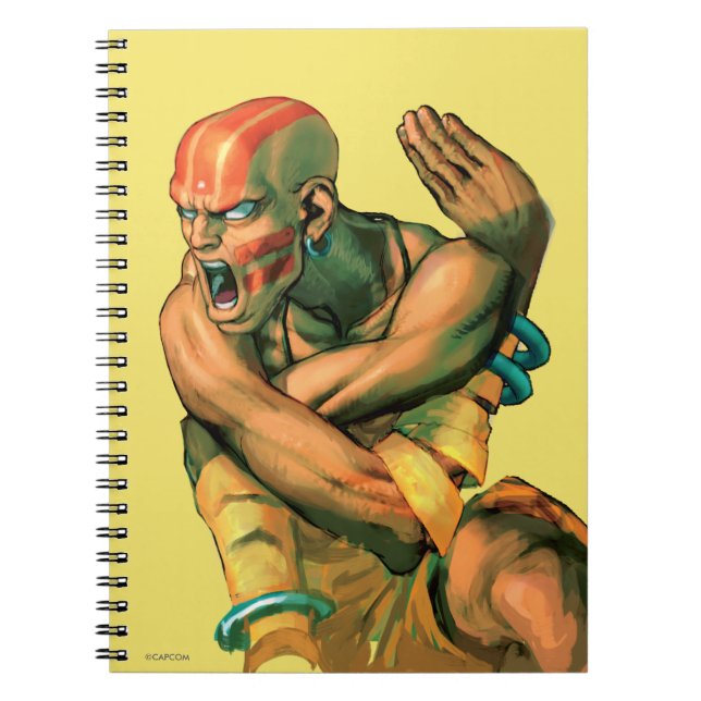 Dhalsim Twisted Notebook (Front)