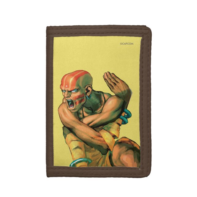Dhalsim Twisted Tri-fold Wallet (Front Vertical)
