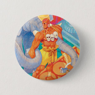Dhalsim With Animals Button