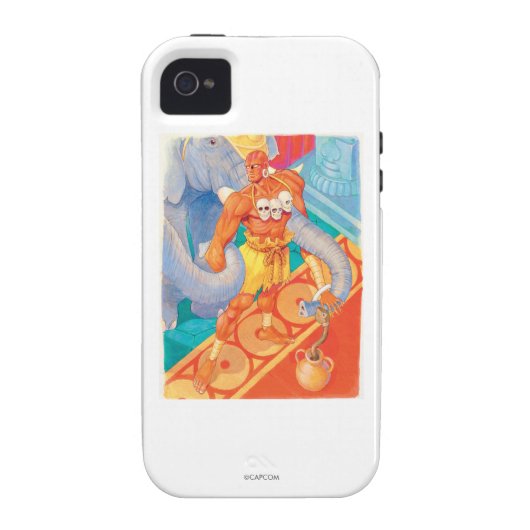 Dhalsim With Animals Case-Mate iPhone Case (Back)