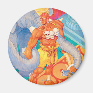 Dhalsim With Animals Magnet