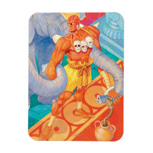 Dhalsim With Animals Magnet