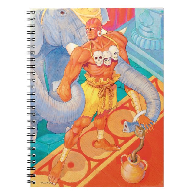Dhalsim With Animals Notebook (Front)
