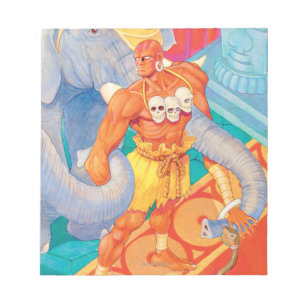 Dhalsim With Animals Notepad