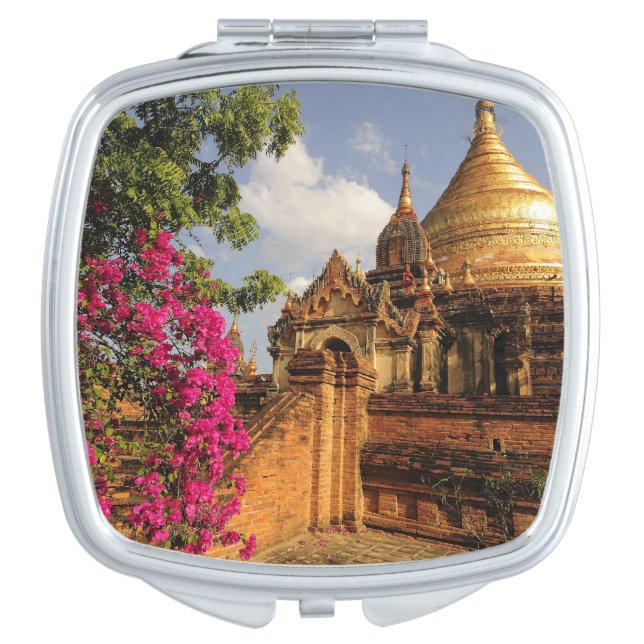 Dhamma Yazaka Pagoda at Bagan (Pagan), Myanmar Makeup Mirror (Front)