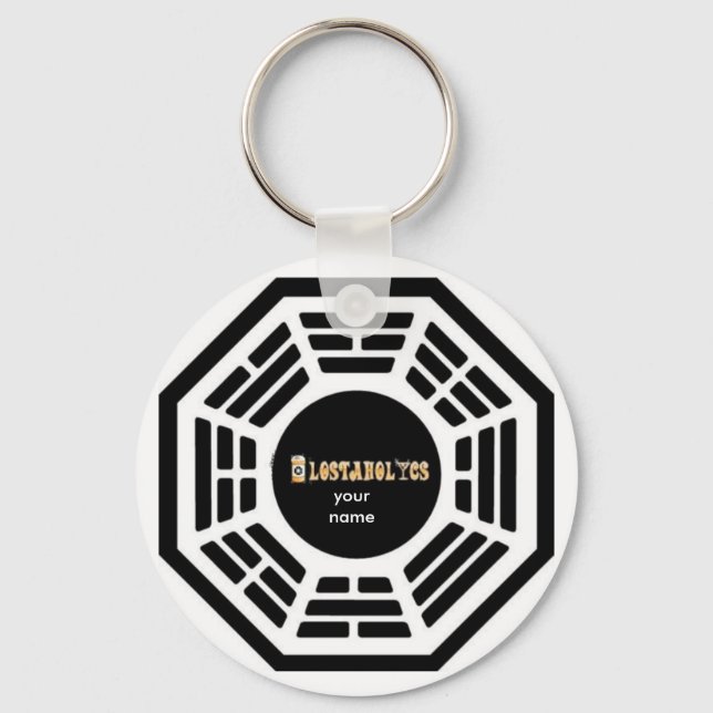 Dharma/Lostaholics name Keychain (Front)