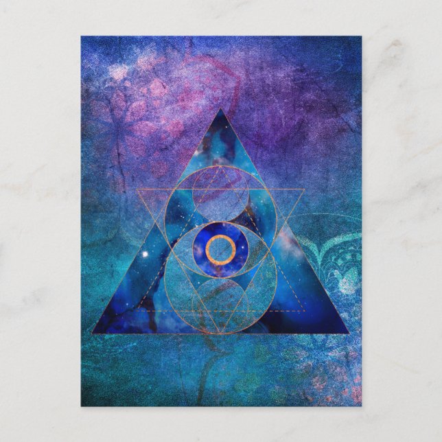 Dharma Sacred Geometry Galaxy Postcard (Front)