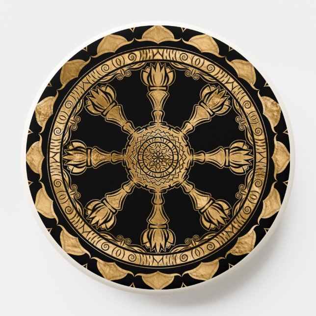 Dharma Wheel - Dharmachakra  PopSocket (Popsocket)