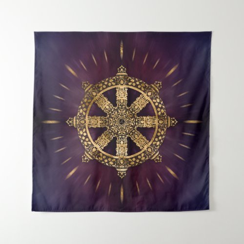 Dharma Wheel _ Dharmachakra Tapestry
