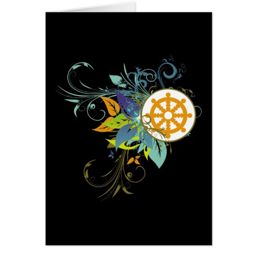 Dharma Wheel Floral Cards (Front)