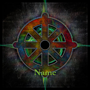 Dharma Wheel Art Wall Decor Zazzle