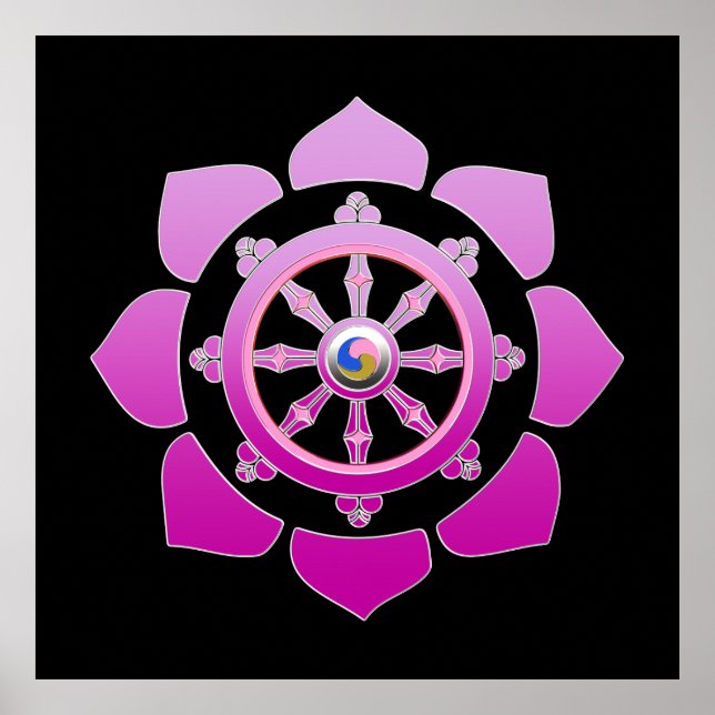 Dharma wheel poster (Front)