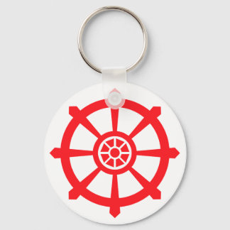 Dharma Wheel Wisdom Keychain
