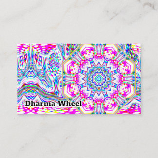 Dharma Wheel ( you may change the words ) Business Card
