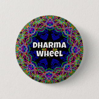 Dharma Wheel ( you may change the words ) Button