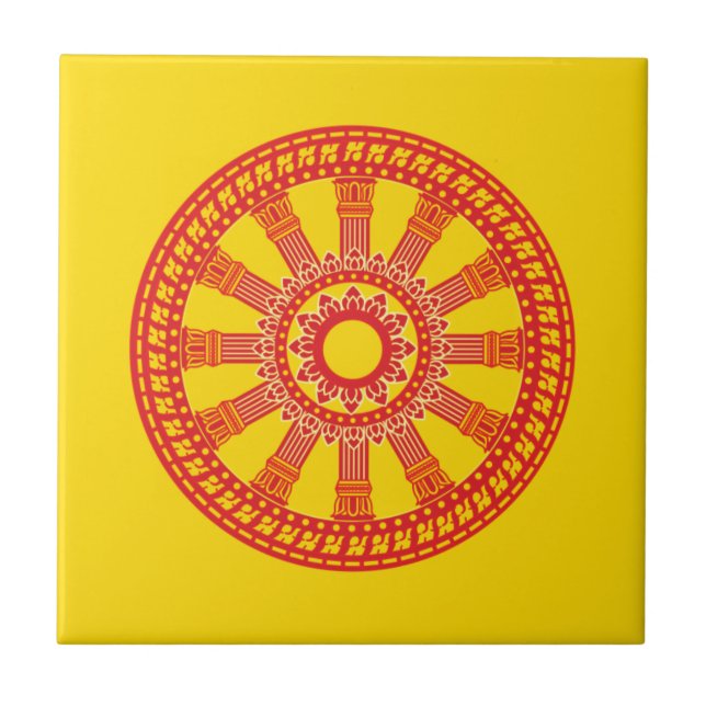 Dharmacakra - (Thailand) Design Tile (Front)