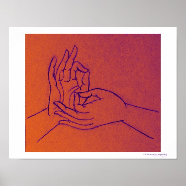 Dharmachakra Mudra Poster (Front)
