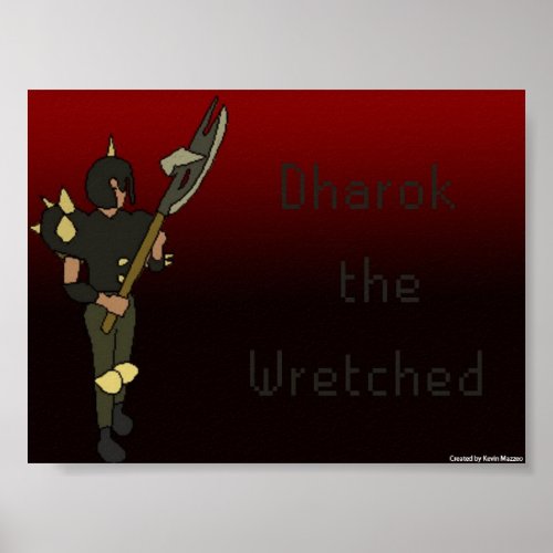 Dharok the Wretched Poster