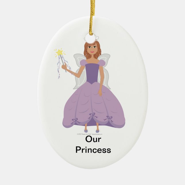 DHG Oval Ceramic Ornament (Front)